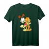 HapPanda T-Shirt mit Odie Umarmung – Lustiges Garfield Katzen Merchandise für den besonderen Tag