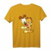 HapPanda T-Shirt mit Odie Umarmung – Lustiges Garfield Katzen Merchandise für den besonderen Tag