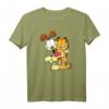 HapPanda T-Shirt mit Odie Umarmung – Lustiges Garfield Katzen Merchandise für den besonderen Tag