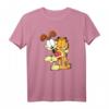 HapPanda T-Shirt mit Odie Umarmung – Lustiges Garfield Katzen Merchandise für den besonderen Tag