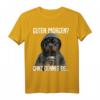 Guten Morgen Ganz Dünnes Eis - Morgenmuffel Rottweiler T-Shirt mit Spruch, Komfortabel und Humorvoll