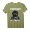 Guten Morgen Ganz Dünnes Eis - Morgenmuffel Rottweiler T-Shirt mit Spruch, Komfortabel und Humorvoll