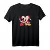 HapPanda Mickey & Minnie Mouse Holiday T-Shirt – Official Disney Merchandise für Damen, Herren, Jungen & Mädchen
