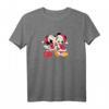 HapPanda Mickey & Minnie Mouse Holiday T-Shirt – Official Disney Merchandise für Damen, Herren, Jungen & Mädchen