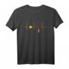 Tennisspieler Sprüche Tennis Sport Herzschlag T-Shirt – Lustiges Tennis Motiv für Fans, Hobbyspieler & Profis, Perfekt als Geschenk