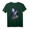 Heulende Wölfe im Vollmondlicht mit Sternenhimmel T-Shirt - Faszinierendes Design für Natur- und Tierliebhaber, Fantasie-Fans