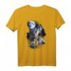 Heulende Wölfe im Vollmondlicht mit Sternenhimmel T-Shirt - Faszinierendes Design für Natur- und Tierliebhaber, Fantasie-Fans