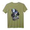 Heulende Wölfe im Vollmondlicht mit Sternenhimmel T-Shirt - Faszinierendes Design für Natur- und Tierliebhaber, Fantasie-Fans