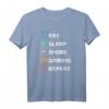 Eat Sleep Anime Gaming Repeat T-Shirt - Lustiges Manga & Gamer Motiv für Frauen, Männer & Kinder, ideal für Anime und Gaming Fans