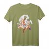 Sun God Nika Gear 5 Strohhut Piratenkunst T-Shirt - Klassisch geschnitten mit doppelt genähtem Saum