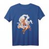 Sun God Nika Gear 5 Strohhut Piratenkunst T-Shirt - Klassisch geschnitten mit doppelt genähtem Saum