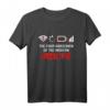 Die vier modernen apokalyptischen Reiter - Humorvolles Nerd Geek T-Shirt für Technikprobleme, Digital Detox & Geschenke für Nerds