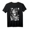 Marvel Groot Guardians of the Galaxy 2 Light Graphic T-Shirt – Coole Superhelden Mode für Fans, Damen & Herren