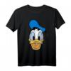 HapPanda Mickey And Friends Donald Duck Big Face T-Shirt - Offiziell lizenzierte Disney-Mode für Disney-Fans