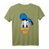 HapPanda Mickey And Friends Donald Duck Big Face T-Shirt - Offiziell lizenzierte Disney-Mode für Disney-Fans