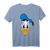 HapPanda Mickey And Friends Donald Duck Big Face T-Shirt - Offiziell lizenzierte Disney-Mode für Disney-Fans