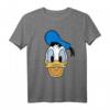 HapPanda Mickey And Friends Donald Duck Big Face T-Shirt - Offiziell lizenzierte Disney-Mode für Disney-Fans