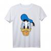 HapPanda Mickey And Friends Donald Duck Big Face T-Shirt - Offiziell lizenzierte Disney-Mode für Disney-Fans