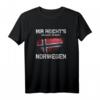 Patrioten Geschenk für Norweger - Norwegen T-Shirt mit Flagge für Herren, Damen & Kinder zu Weihnachten & Geburtstag