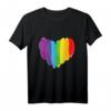 Regenbogen Herz LGBT CSD Gay Pride T-Shirt – Unterstützung, Liebe & Gleichberechtigung feiern