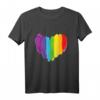 Regenbogen Herz LGBT CSD Gay Pride T-Shirt – Unterstützung, Liebe & Gleichberechtigung feiern