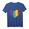 Regenbogen Herz LGBT CSD Gay Pride T-Shirt – Unterstützung, Liebe & Gleichberechtigung feiern