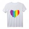 Regenbogen Herz LGBT CSD Gay Pride T-Shirt – Unterstützung, Liebe & Gleichberechtigung feiern