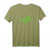 Puls Grün Herzschlag Veganes T-Shirt – Für Bio-Gärtner, Naturschützer & Umweltbewusste, Coole Geschenkidee für Klima- und Naturschutzliebhaber