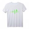 Puls Grün Herzschlag Veganes T-Shirt – Für Bio-Gärtner, Naturschützer & Umweltbewusste, Coole Geschenkidee für Klima- und Naturschutzliebhaber