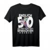 Endlich 50 jetzt muss ich nur noch Erwachsen werden - Einhorn T-Shirt für Männer und Frauen, lustiges Geburtstagsgeschenk für Bruder, Schwester & Freunde