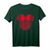 HapPanda Minnie Mouse Icon Filled with Hearts T-Shirt – Official Disney Merchandise für Geburtstag & Valentinstag