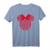 HapPanda Minnie Mouse Icon Filled with Hearts T-Shirt – Official Disney Merchandise für Geburtstag & Valentinstag