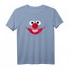 HapPanda Sesamstraße Ernie Face T-Shirt – Offiziell lizenzierte Cartoon-Bekleidung für Fans aller Altersgruppen