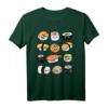 Kawaii Sushi T-Shirt mit süßen Chibi-Gesichtern – Perfekt für Anime & Manga Fans, Cosplay & Japan-Reisen