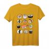Kawaii Sushi T-Shirt mit süßen Chibi-Gesichtern – Perfekt für Anime & Manga Fans, Cosplay & Japan-Reisen
