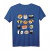 Kawaii Sushi T-Shirt mit süßen Chibi-Gesichtern – Perfekt für Anime & Manga Fans, Cosplay & Japan-Reisen