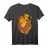 HapPanda Lion King T-Shirt mit Simba & Mufasa - Vater und Sohn Graphic Tee, offizielles Merchandise