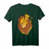 HapPanda Lion King T-Shirt mit Simba & Mufasa - Vater und Sohn Graphic Tee, offizielles Merchandise