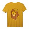 HapPanda Lion King T-Shirt mit Simba & Mufasa - Vater und Sohn Graphic Tee, offizielles Merchandise