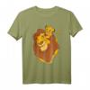HapPanda Lion King T-Shirt mit Simba & Mufasa - Vater und Sohn Graphic Tee, offizielles Merchandise