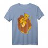 HapPanda Lion King T-Shirt mit Simba & Mufasa - Vater und Sohn Graphic Tee, offizielles Merchandise