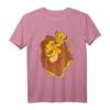 HapPanda Lion King T-Shirt mit Simba & Mufasa - Vater und Sohn Graphic Tee, offizielles Merchandise