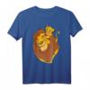 HapPanda Lion King T-Shirt mit Simba & Mufasa - Vater und Sohn Graphic Tee, offizielles Merchandise