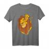 HapPanda Lion King T-Shirt mit Simba & Mufasa - Vater und Sohn Graphic Tee, offizielles Merchandise