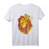 HapPanda Lion King T-Shirt mit Simba & Mufasa - Vater und Sohn Graphic Tee, offizielles Merchandise