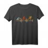 Vintage Triathlon Herzschlag T-Shirt – Geschenkidee für Triathleten, Läufer, Schwimmer und Radfahrer