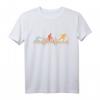 Vintage Triathlon Herzschlag T-Shirt – Geschenkidee für Triathleten, Läufer, Schwimmer und Radfahrer