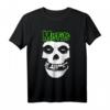 Misfits – Green Skull Logo T-Shirt - Official Band Merchandise für Fans aller Altersgruppen