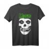 Misfits – Green Skull Logo T-Shirt - Official Band Merchandise für Fans aller Altersgruppen