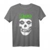 Misfits – Green Skull Logo T-Shirt - Official Band Merchandise für Fans aller Altersgruppen